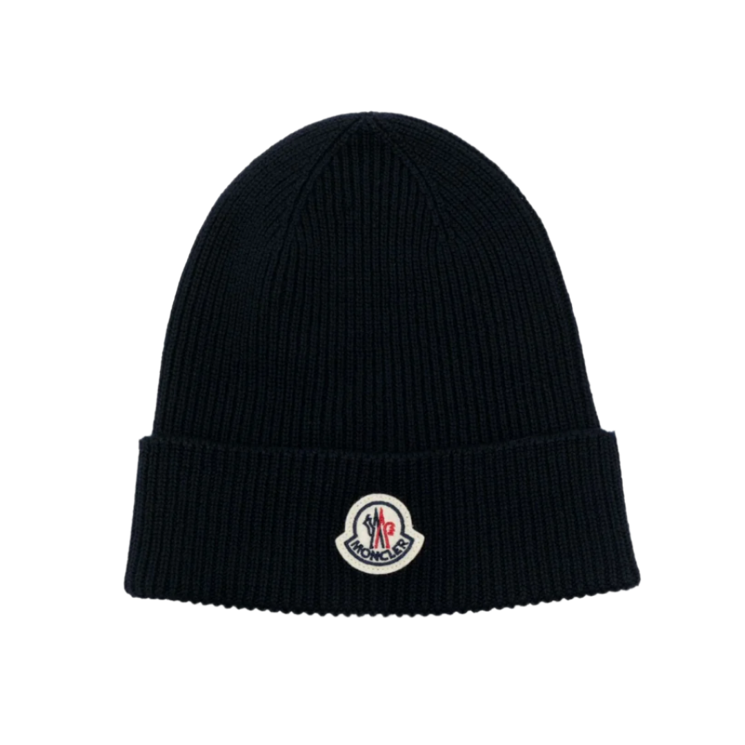 Moncler Black Beanie