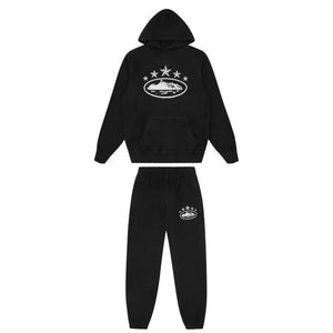 Corteiz 5 Stars Tracksuit Black